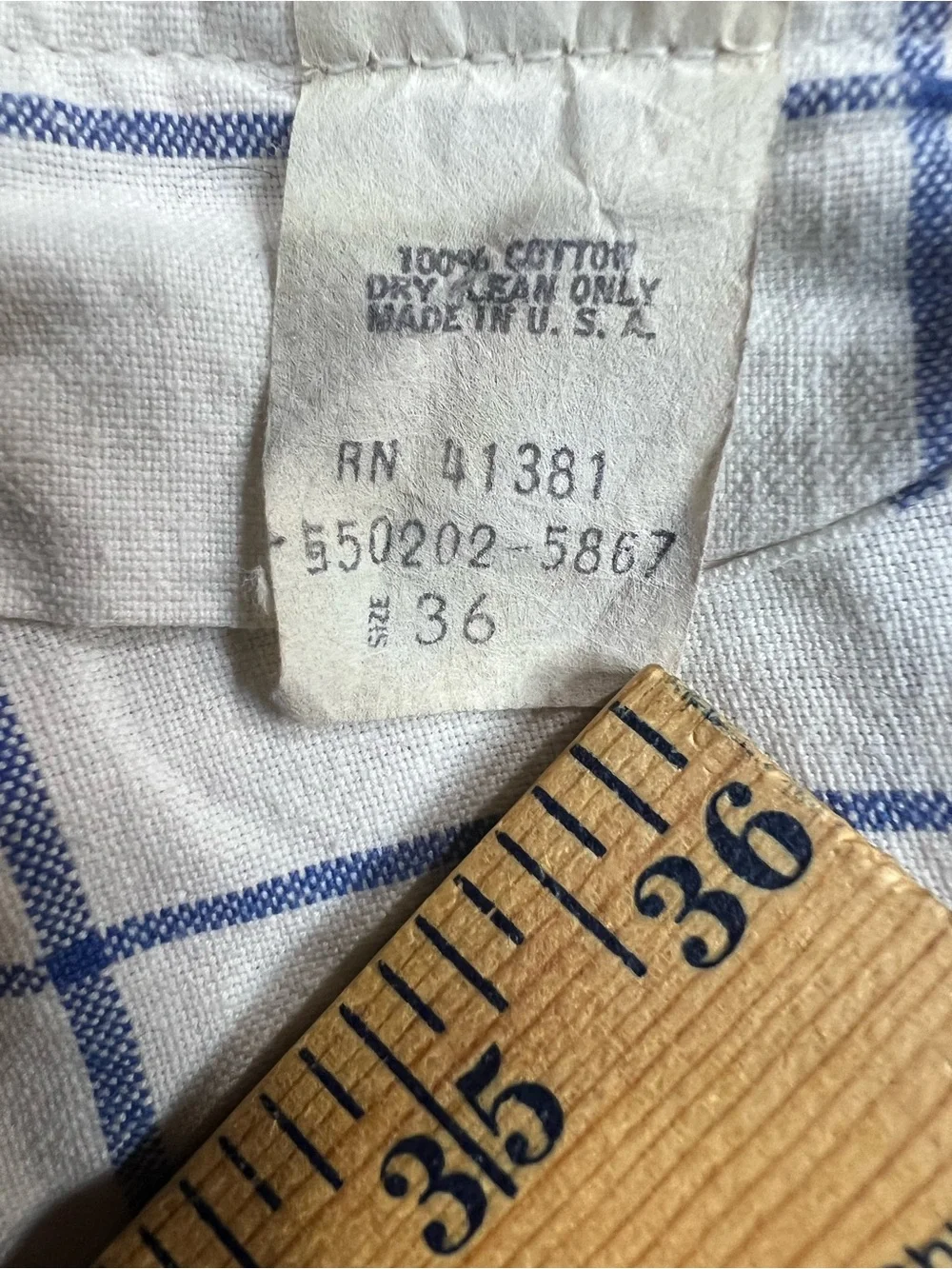Vintage Polo by Ralph Lauren White Shorts with Blue Windowpane Check USA Made
